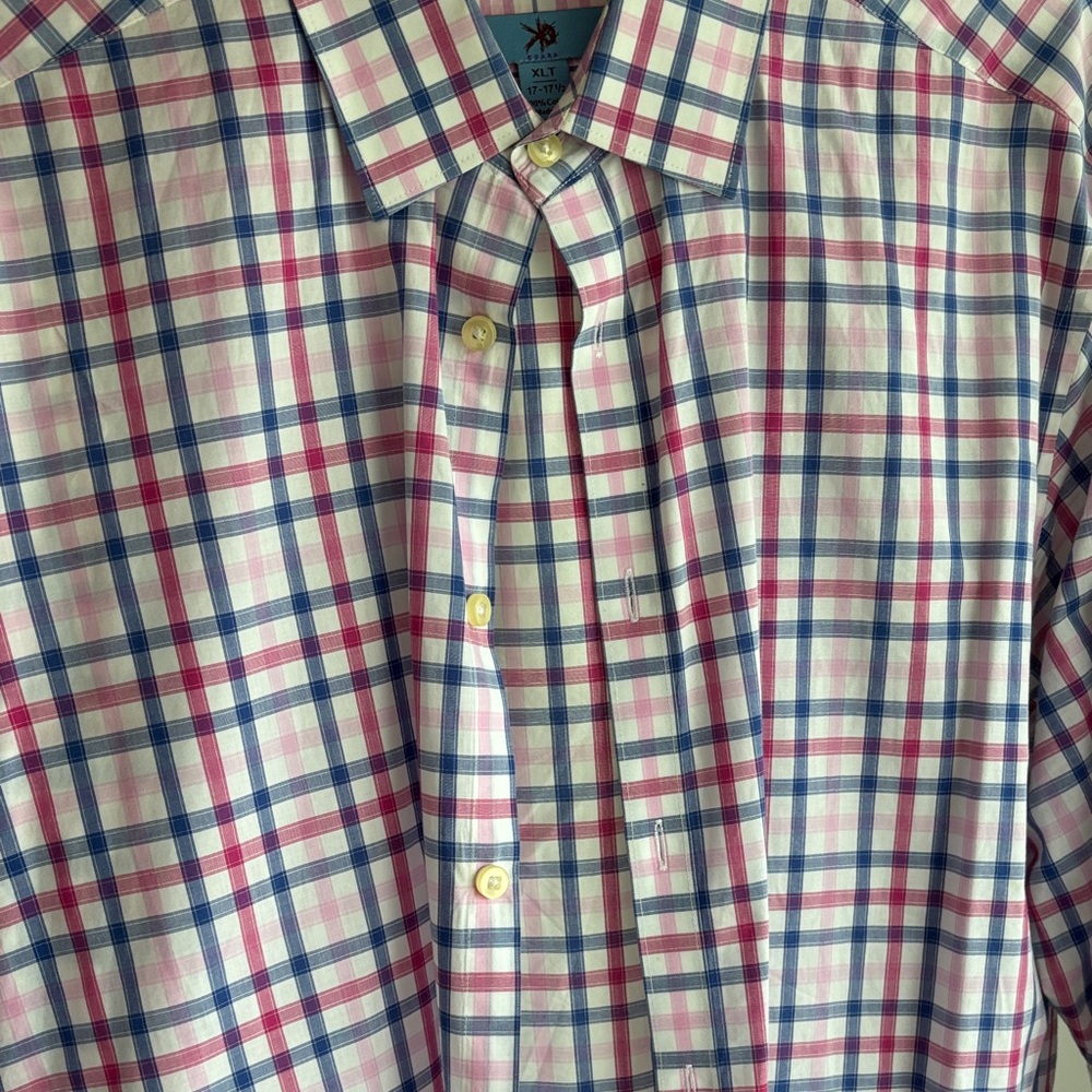 Egara Multicolor Plaid Button Down Shirt